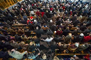 Celebration Gallery: Palm Sunday celebration in a Paris Catholic church, Paris, France, Europe