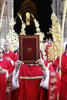Robes Prints: Palm Sunday procession, Seville, Andalucia, Spain, Europe