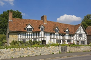 Palmers farm building at Mary Ardenss farm, childhood home of Shakespeares mother at Wilmcote, near Stratford-upon-Avon, Warwickshire, England, United