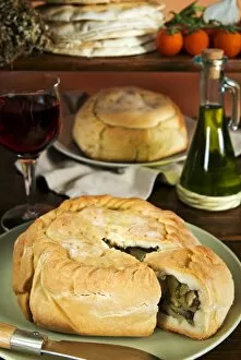 Images Dated 5th January 2000: Panada (vegetables pie) from Sardinia