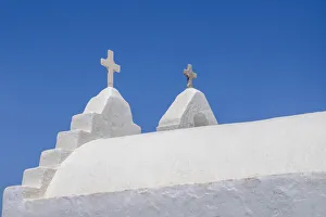 Mykonos Prints: Panagia Paraportiani church in Mykonos Old Town