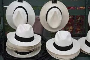 Images Dated 1st December 2008: Panama Hats, Panama City, Panama, Central America