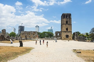 Panama Viejo, the remains of Old Panama, UNESCO World Heritage Site, Panama City