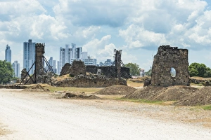 Panama Prints: Panama Viejo, the remains of Old Panama, UNESCO World Heritage Site, Panama City