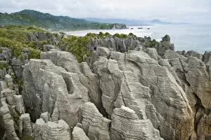 Images Dated 13th April 2011: Pancake Rocks, Punakaiki, West Coast, South Island, New Zealand, Pacific