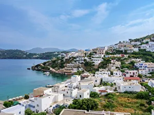 Agia Marina Prints: Pandeli, elevated view, Agia Marina