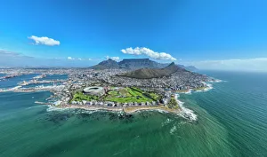 Stadium Prints: Panorama of Cape Town, South Africa, Africa