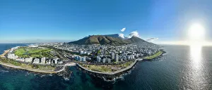 High Rises Prints: Panorama of Cape Town, South Africa, Africa