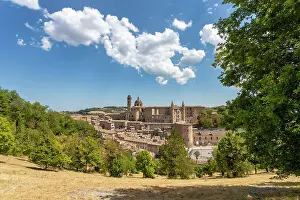 Scenic Landscape Prints: Panorama of the Cathedral, Palazzo Ducale and historic center
