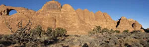 Moab Prints: Panorama of Skyline Arch, Arches National Park, Utah, United States of America