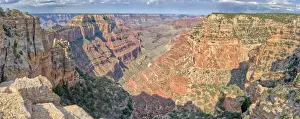 Wotans Throne Prints: Panorama view of Freyas Castle and Wotans Throne from the southwest side of
