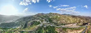 United Prints: Panorama view showcasing the mountain resort of Lachin