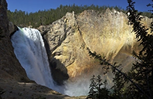 Lower Falls Prints: Panoramic photo of Lower Falls from Uncle Toms Point