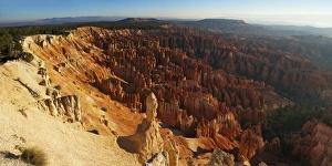 Sand Stone Prints: Panoramic photo of sunrise from Inspiration Point