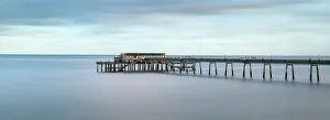 Kent Prints: Panoramic picture of Deal Pier, Deal, Kent, England, United Kingdom, Europe