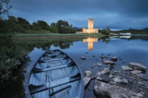 Typically Irish Prints: Panoramic of Ross Castle, Killarney National Park