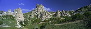 Uchisar Prints: Panoramic view of ancient cave dwellings in the volcanic