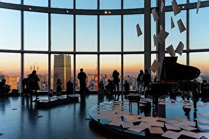 Boys Prints: Panoramic view through a big window in Roppongi Hills