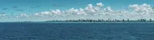 Pernambuco Prints: Panoramic view of Recife in is the Brazilian state capital of Pernambuco located on the northeastern Atlantic coast of