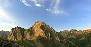 Ridge Prints: Panoramic views of the Pyrenees from Col Du Tourmalet 2115metres, France