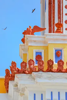 Symbols Prints: Panormitis monastery, Panormitis, Symi Island, Dodecanese Islands, Greece