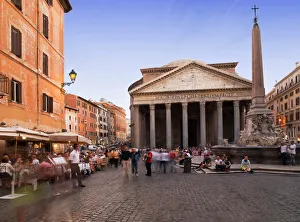 Stereotypical Prints: The Pantheon, Rome, Lazio, Italy, Europe