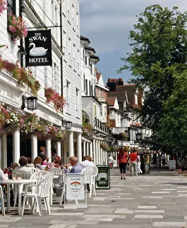 Eating And Drinking Prints: The Pantiles, a colonnade of 18th and 19th century shops and houses in Tunbridge Wells