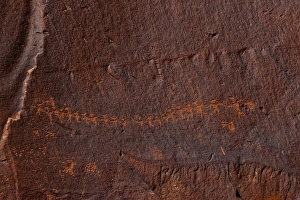 Tribal Culture Prints: Paper doll cutouts, Formative Period Petroglyphs
