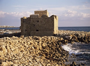 Cyprus Prints: Paphos castle, Kato Paphos, Cyprus, Europe