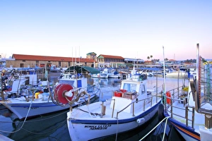 Mediterranean Culture Prints: Paphos Harbour, Paphos, Cyprus, Eastern Mediterranean Sea, Europe