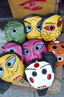 Disguise Prints: Papier mache masks for sale