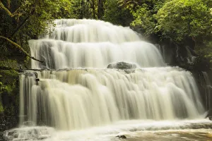 The Catlins Prints: Parakaunui Falls, Catlins, Otago, South Island, New Zealand, Pacific