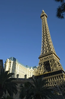Replica Prints: Paris Hotel with mini Eiffel Tower