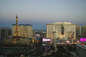 The Strip Prints: Paris Hotel and others on The Strip