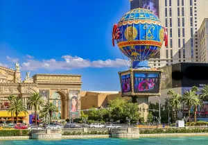 Downtown Prints: Paris Las Vegas Hotel & Casino in Las Vegas, Nevada, USA