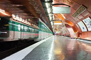 Paris Prints: The Paris metro station of Arts et Metiers, Paris, France, Europe