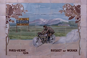 Rural Roads Prints: Paris-Vienne 1902, Bucquet sur Werner, Michelin Building, London, England