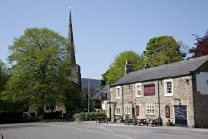 Villages Prints: Parish Church of All Saints, Ashover, Derbyshire, England, United Kingdom, Europe