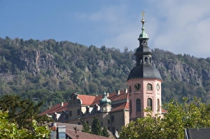 Baden Baden Prints: Parish Church, Stiftskirke, Old City, Baden Baden, Black Forest, Baden-Wurttemberg