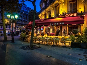 Parisian cafe, Paris, France, Europe