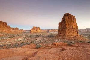 Typically American Prints: Park Avenue, Arches National Park, Moab, Utah, United States of America, North America