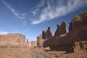 Images Dated 23rd October 2009: Park Avenue, Arches National Park, Utah, United States of America, North America