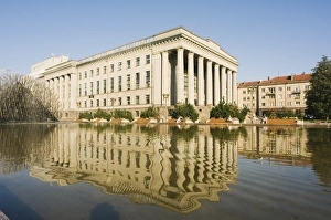 Parliament Building Prints: Parliament building with reflection in water