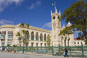 Parliament Building Prints: Parliament Buildings, Bridgetown, Barbados, West Indies, Caribbean, Central America