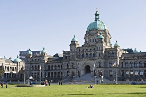 Vancouver Island Prints: Parliament Buildings, Victoria, Vancouver Island, British Columbia, Canada, North America