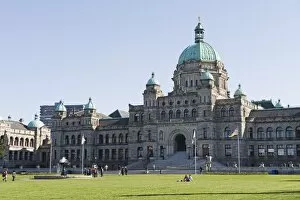 Administration Collection: Parliament Buildings, Victoria, Vancouver Island, British Columbia, Canada, North America