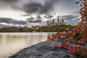 Parliament Hill Prints: Parliament Hill in the fall, Ottawa, Ontario, Canada, North America
