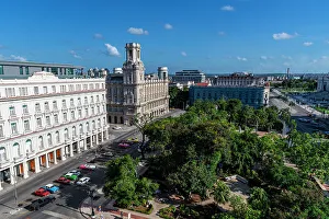 Parque Central Prints: Parque Central, Havana, Cuba, West Indies, Central America