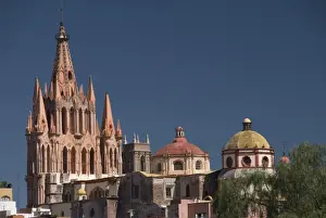 San Miguel Prints: Parroquia de San Miguel Arcangel, dating from the late 19th century, San Miguel de Allende