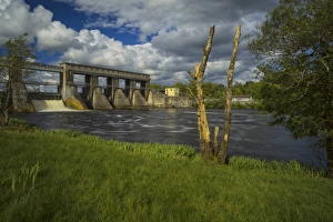 County Clare Prints: Parteen Weir, County Clare, Munster, Republic of Ireland, Europe